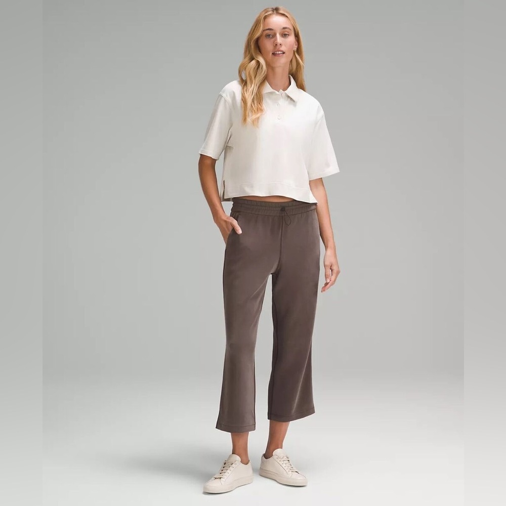Lululemon Softstreme High-Rise Straight Crop ESPRESSO
